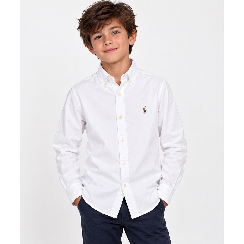Ralph Lauren Oxford Shirt Button Down Preppy Classic XL 18-20 White